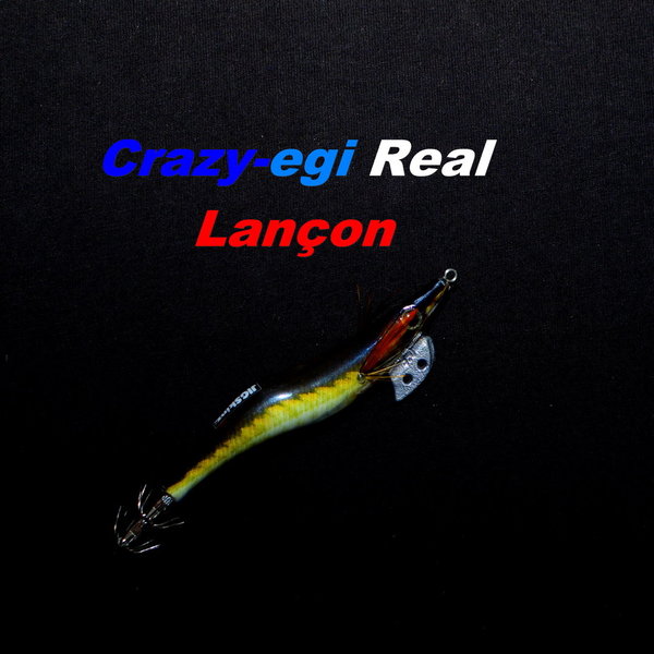 Crazy-egi Real Sand eel (lançon)