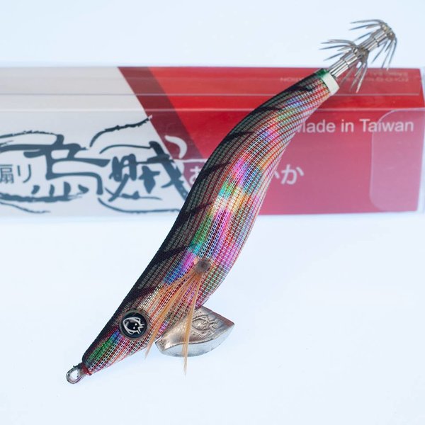RUI SQUID JIG KR132 SIZE RED BACK RAINBOW BELLY