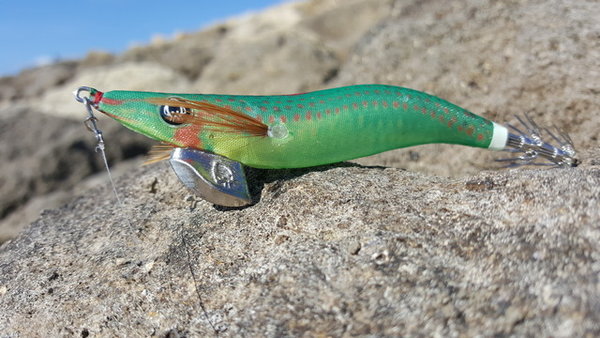 Rui Squid Jig GS03 Green Grass withing Glow edition