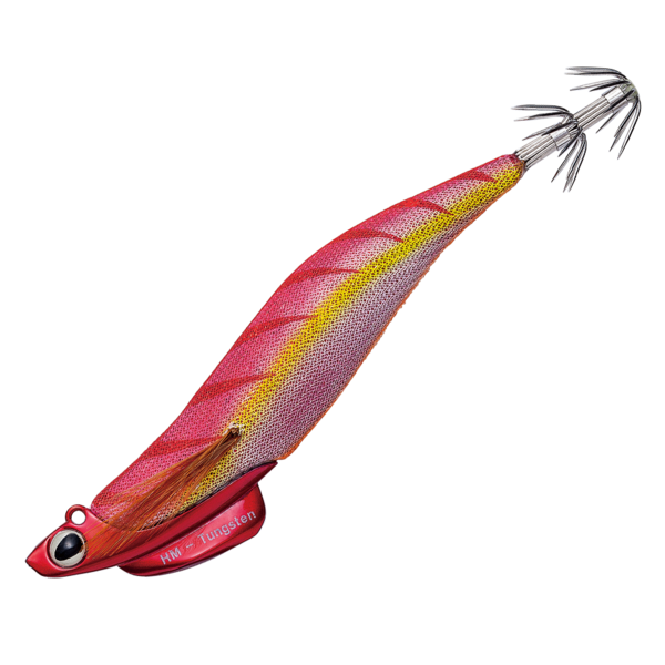 Squid Seeker HM 43gr taille 3.5 #04N Holo rose/cèdre/rouge